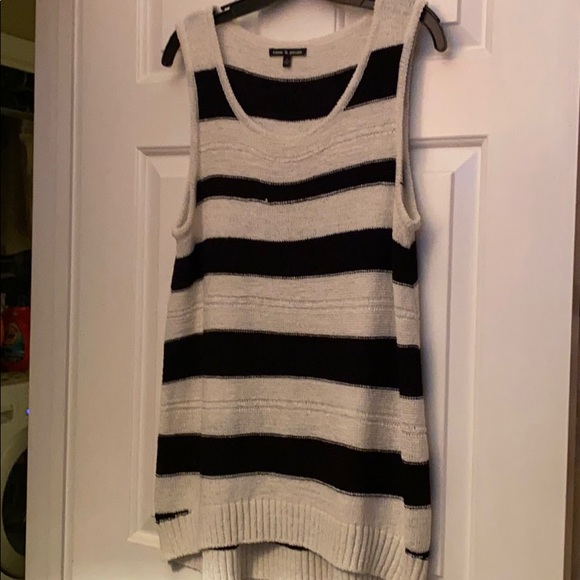 Cable & Gauge XL sleeveless sweater - Picture 7 of 7